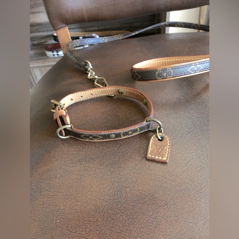 Louis Vuitton Dog Collar and Leash Set - Picture 2 of 6